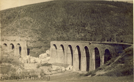 1945. Porusen vijadukt Cupkovic na pruzi Ostarije-Split