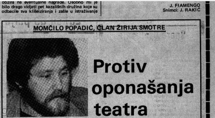 thumbnail knin 1978 slobodna dramski amateri foto jovn rakić